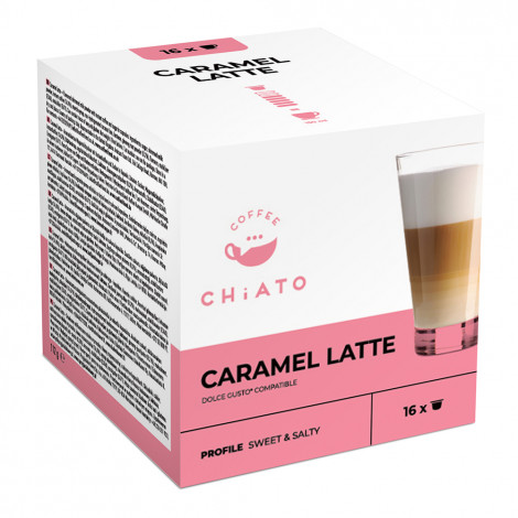 Kaffeekapseln kompatibel mit NESCAFÉ® Dolce Gusto® CHiATO „Caramel Latte“, 16 Stk.