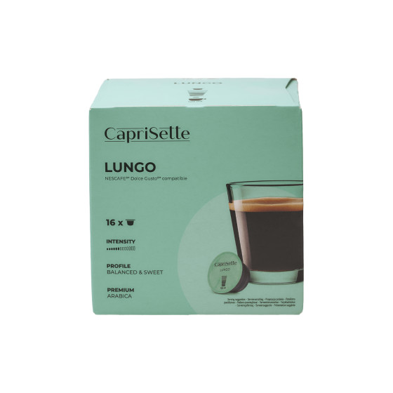 Kaffeekapseln kompatibel mit NESCAFÉ® Dolce Gusto® CHiATO Lungo, 16 Stk.