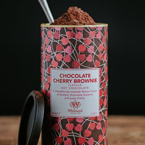 Šokoladinio gėrimo milteliai Whittard of Chelsea „Limited Edition Chocolate Cherry Brownie“, 350 g