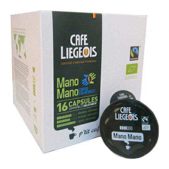 Kavos kapsulės Café Liégeois „Mano Mano“, 16 vnt. Kavos kapsulės Café Liégeois „Mano Mano“, 16 vnt.