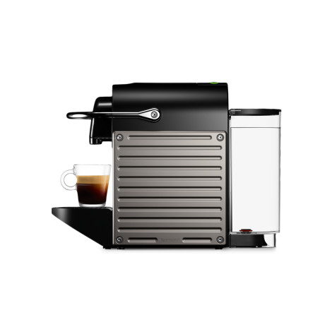 Nespresso Pixie Titan kapsulinis kavos aparatas, atnaujintas – juodas