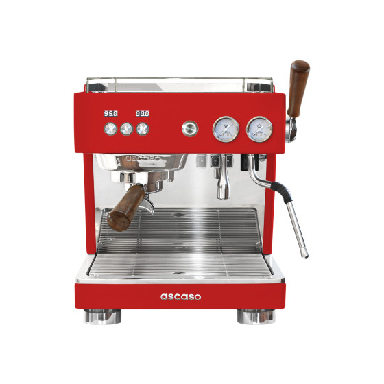 Ascaso Baby T Plus Espresso Coffee Machine - Textured Red
