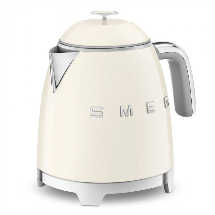 Mini kettle Smeg KLF05CRUK 50's Style Cream Coffee Friend