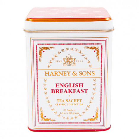 Melnā tēja Harney & Sons English Breakfast, 20 gab.