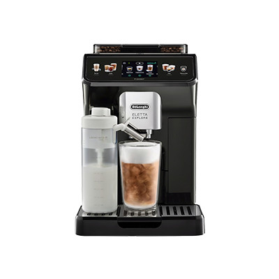DeLonghi Eletta Explore ECAM450.65.G automātiskais kafijas automāts – melns
