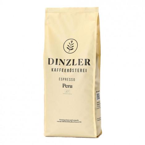 Coffee beans Dinzler Kaffeerösterei Bio Espresso Peru Organico, 1 kg