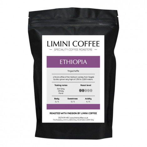 Coffee beans Limini Coffee Ethiopia Yirgacheffe, 1 kg