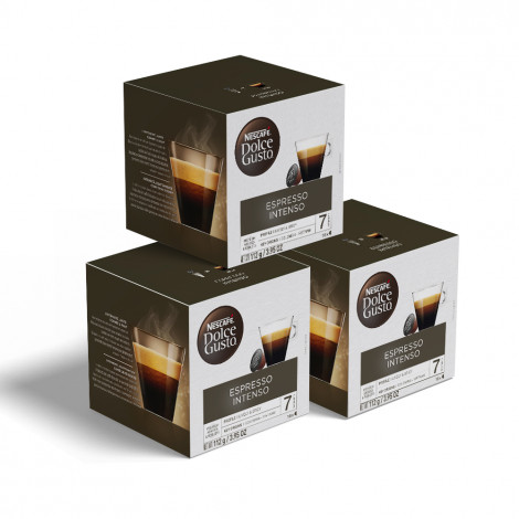 Set van Koffiecapsules NESCAFÉ® Dolce Gusto® Espresso Intenso, 3 x 16 st.