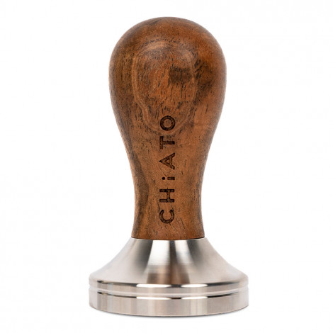 Tamper i rostfritt stål med trähandtag CHiATO, 51 mm