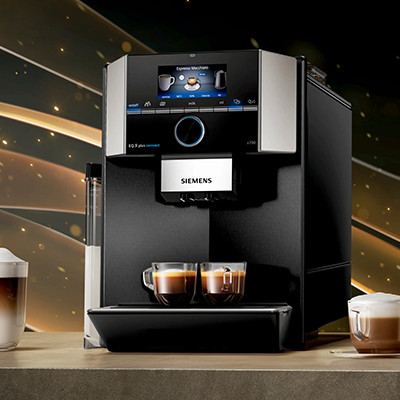 Siemens EQ.9 plus s700 TI9573X9RW Bean to Cup Coffee Machine – Silver&Black