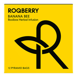 Vruchten- en kruidenthee Roqberry “Banana Bee”, 12 pcs.