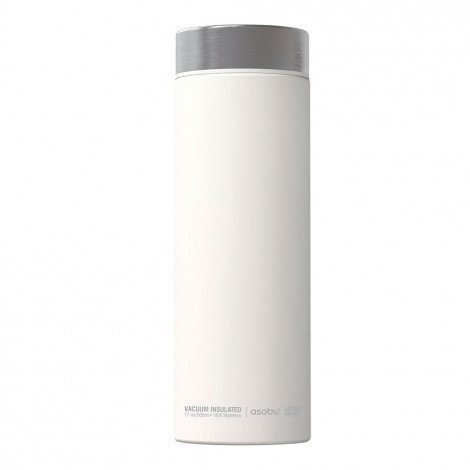 Thermo bottle Asobu Le Baton White Silver, 500 ml