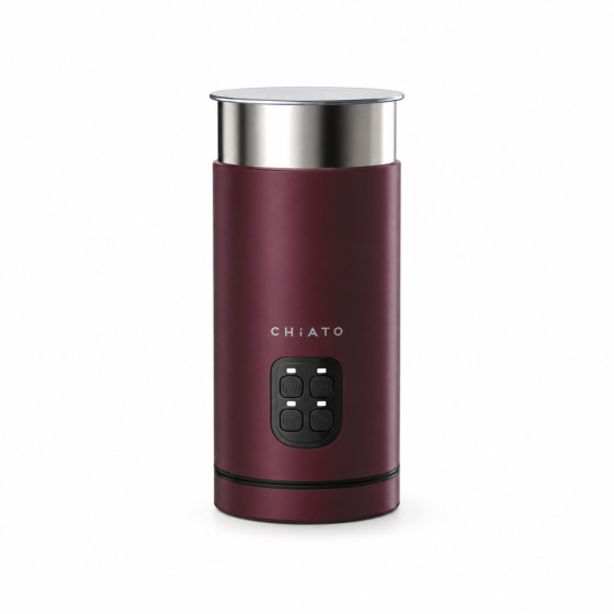 CHiATO milkPLAY automatisk elektrisk mj&ouml;lkskummare &ndash; vinr&ouml;d
