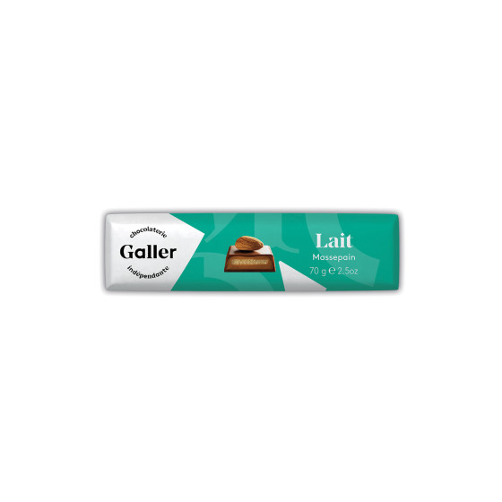 Schokoladenriegel Galler Milk Marzipan, 70 g