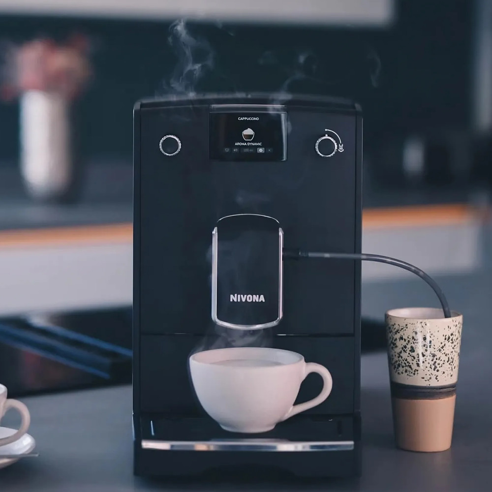 Macchina Da Caffè Automatica Nivona CafeRomatica 820, Nera, Con Spumatore DuoPlus E Display TFT