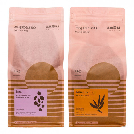 Kaffeebohnen-Set Amori Espresso Set, 2 x 1 kg