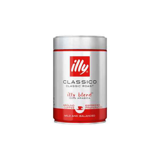 Illy Classico malet kaffe, 250 g