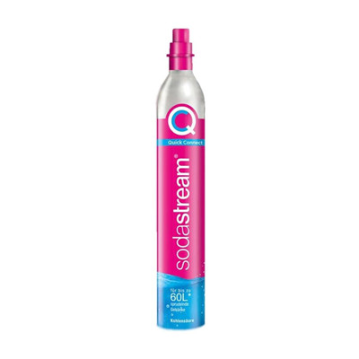 Spare CO2 gas cylinder SodaStream Quick Connect, 60 l (pink)