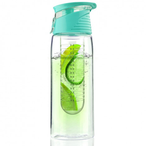 Wasserflasche Asobu Flavour 2 Go Turquoise, 600 ml