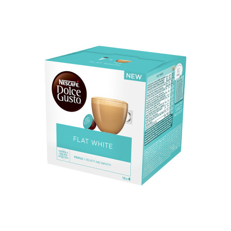 Kaffekapslar kompatibla med Dolce Gusto® NESCAFÉ Dolce Gusto Flat White, 16 st.
