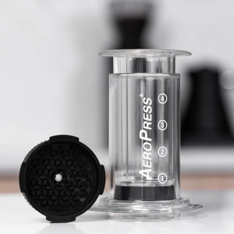 Filterkappe mit Durchflusskontrolle für AeroPress Kaffeebereiter