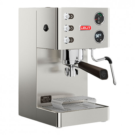 Lelit Grace PL81T pusautomātiskais espresso kafijas automāts, PID – sudraba