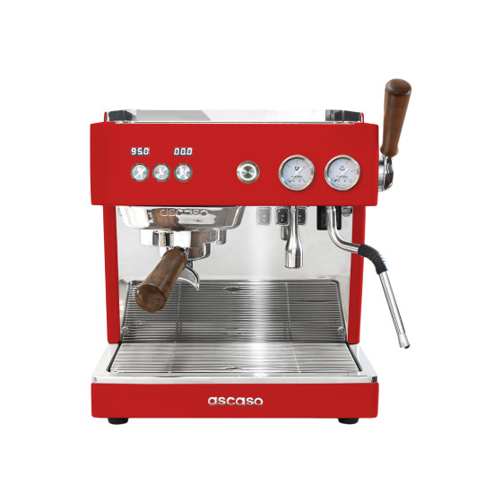 Ascaso Baby T Zero Espresso Coffee Machine - Textured Red