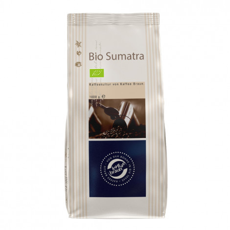 Kaffeebohnen Kaffee Braun Sumatra Bio Espresso, 1 kg