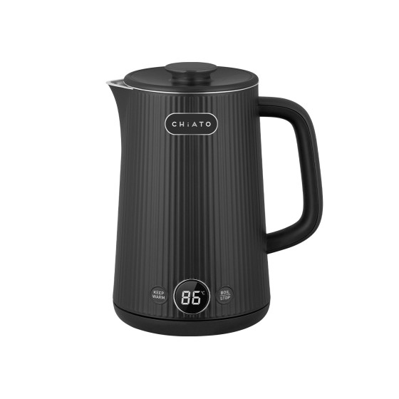 Czajnik elektryczny CHiATO heatPLAY Groove – 1.7 l, czarny
