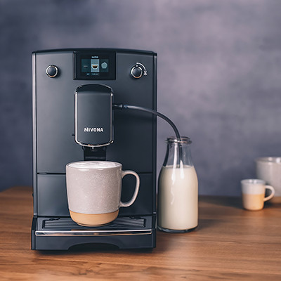 Nivona CafeRomatica NICR 690 Helautomatisk kaffemaskin med bönor – Svart