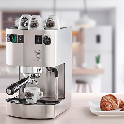 Bezzera Hobby pusiau automatinis kavos aparatas – sidabrinis