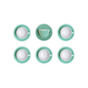 Latte cup with a saucer Loveramics Egg Mint, 300 ml, 6 pcs.