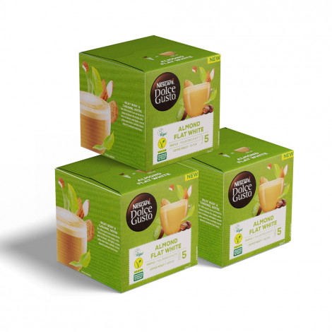 Set van Koffiecapsules NESCAFÉ® Dolce Gusto® “Almond Flat White”, 3 x 12 st.