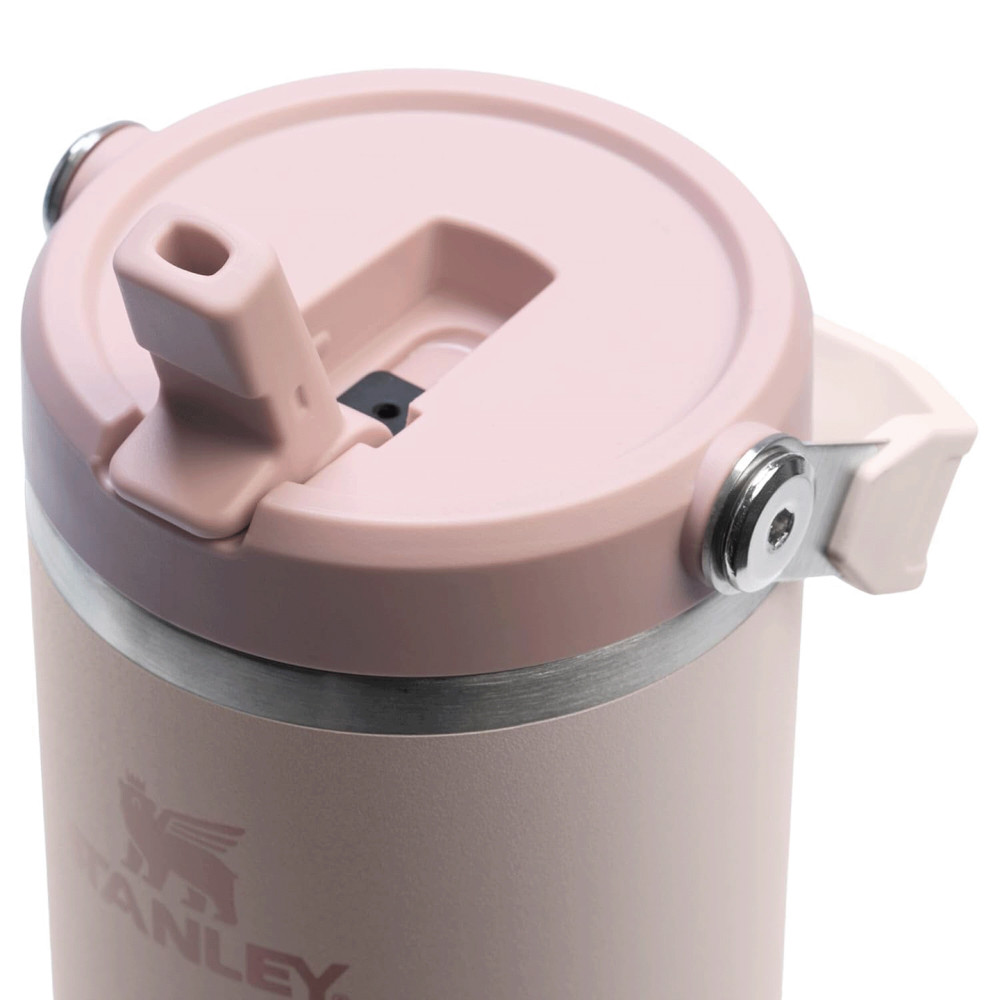 Stanley IceFlow 2.0 - Jarra Con Pajilla Abatible Con Asa, De 64 Onzas, Tapa Giratoria Y Popote Abatible, A Prueba De Fugas Para Viajes Y Deportes, Acero Inoxidable Aislado Sin BPA, Escarcha