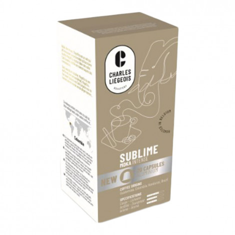 Kaffekapslar kompatibla med Nespresso® Charles Liégeois ”Sublime”, 20 kpl.