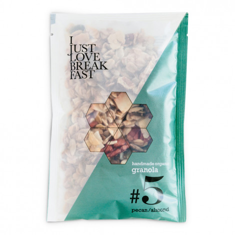Organiczna granola z migdałami i orzechami pekan IJLB # 5, 40 g