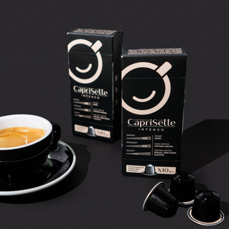 Capsules de café pour les machines Nespresso® Caprisette Intenso, 10 pcs.