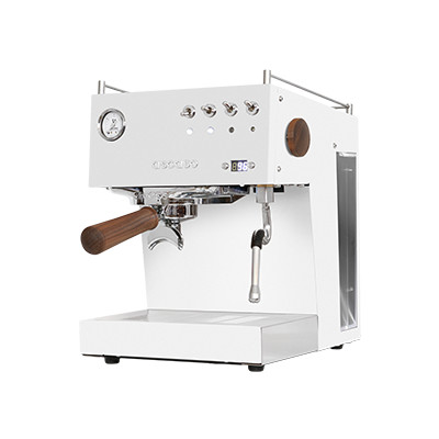 Ascaso Steel Uno PID White&Wood espresso kavos aparatas, atnaujintas – baltas