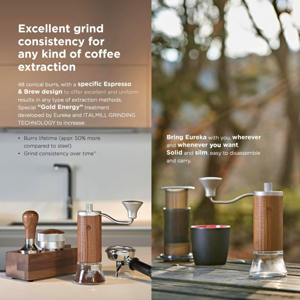 Eureka Baby Manual Coffee Grinder Brown