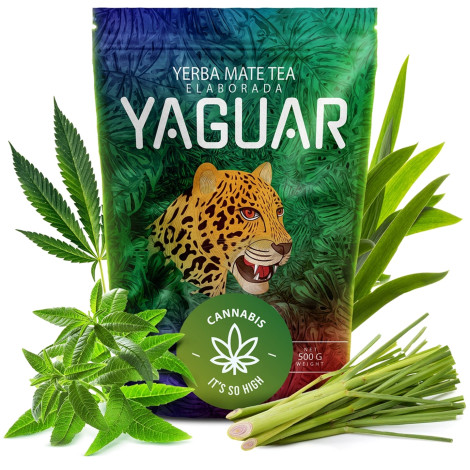 Mate tea Yaguar Cannabis, 500 g