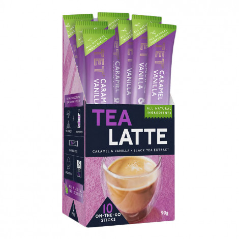 Boisson instantanée au thé True English Tea Caramel and Vanilla Tea Latte, 10 pcs.