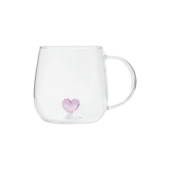 Homla CORAZON glas med handtag, 400 ml