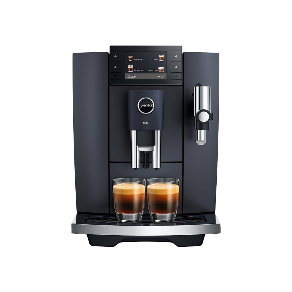 ナナ•*¨*•.¸♬︎mahalmixage JURA E8 Cosmic Black (ED) automatinis kavos aparatas - juodas
