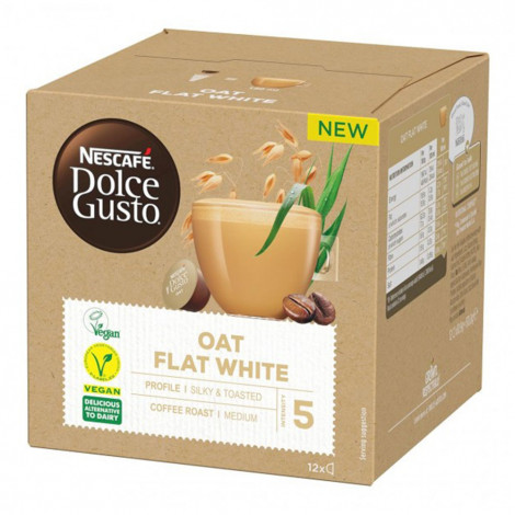 Kaffeekapseln geeignet für Dolce Gusto® NESCAFÉ Dolce Gusto „Oat Flat White“, 12 Stk.