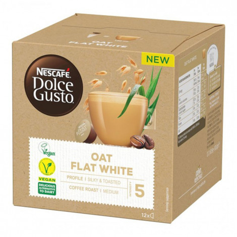 Kawa w kapsułkach NESCAFÉ® Dolce Gusto® Oat Flat White, 12 szt.