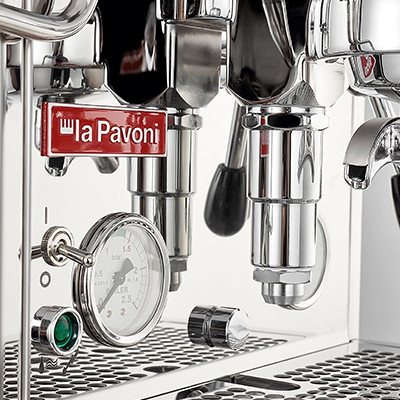 La Pavoni Cellini Evoluzione manuaalinen espressokeitin – hopea