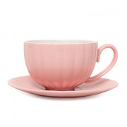 Cup with a saucer Homla MINA Pink, 280 ml