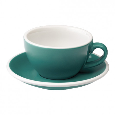 Cappuccino cup with a saucer Loveramics “Egg Teal”, 250 ml