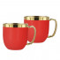 Cups Homla “SINNES Red”, 2 pcs. x 260 ml