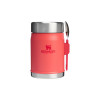Ēdienu termoss ar karoti un dakšiņu Stanley Classic Legendary Hot Coral, 0,4 l